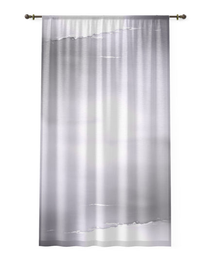 Sephia Sea Dark Fog Window Curtain, 50" x 84", partially transparent