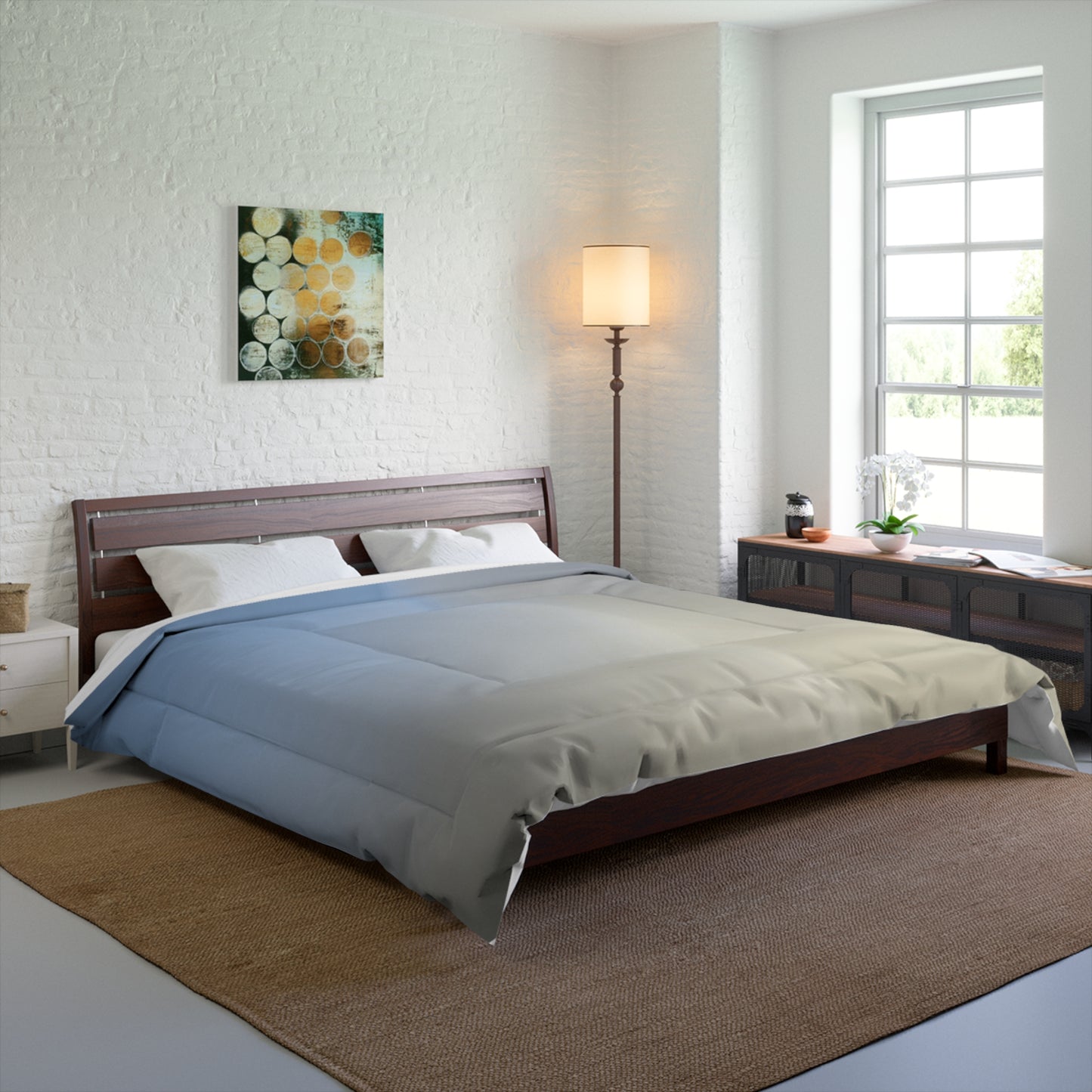 Cobalt Fade 104" × 88" Comforter
