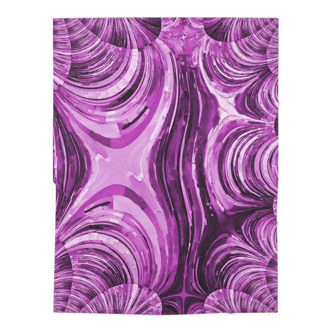 Uzi Spiral Powder Lavender Baby Swaddle 30″×40″ Blanket
