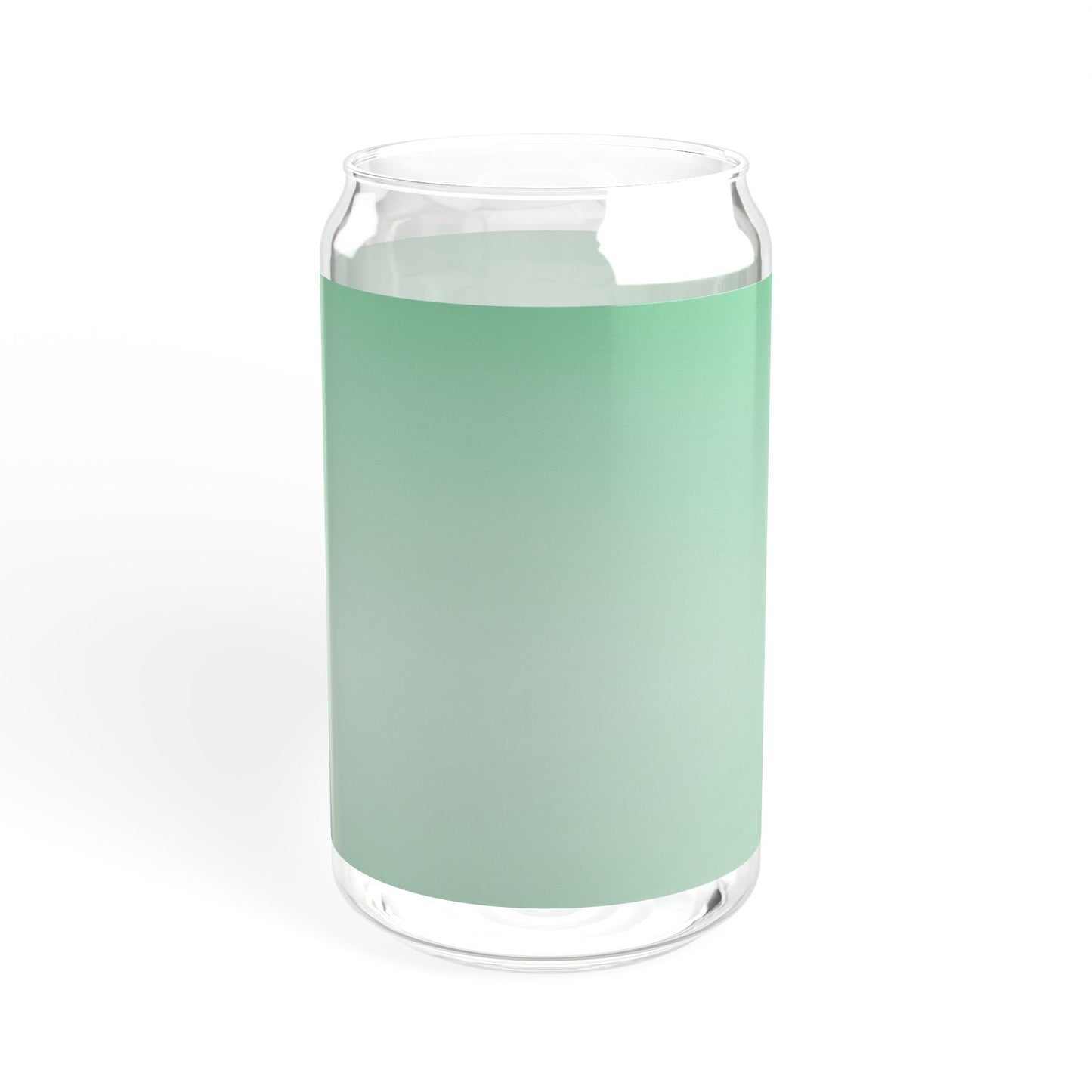 Mint Fade Sipper Glass, 16oz