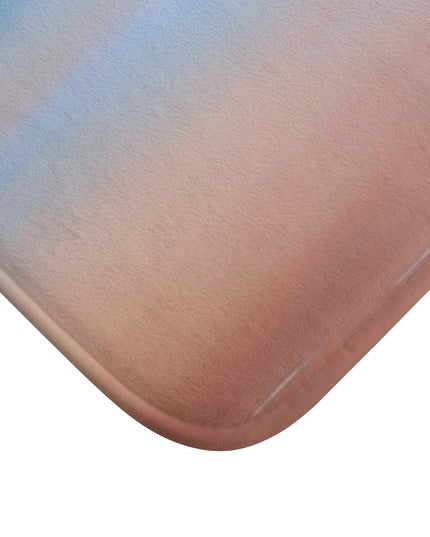 Blue Sea Peach Fog 34" x 21" Bath Mat