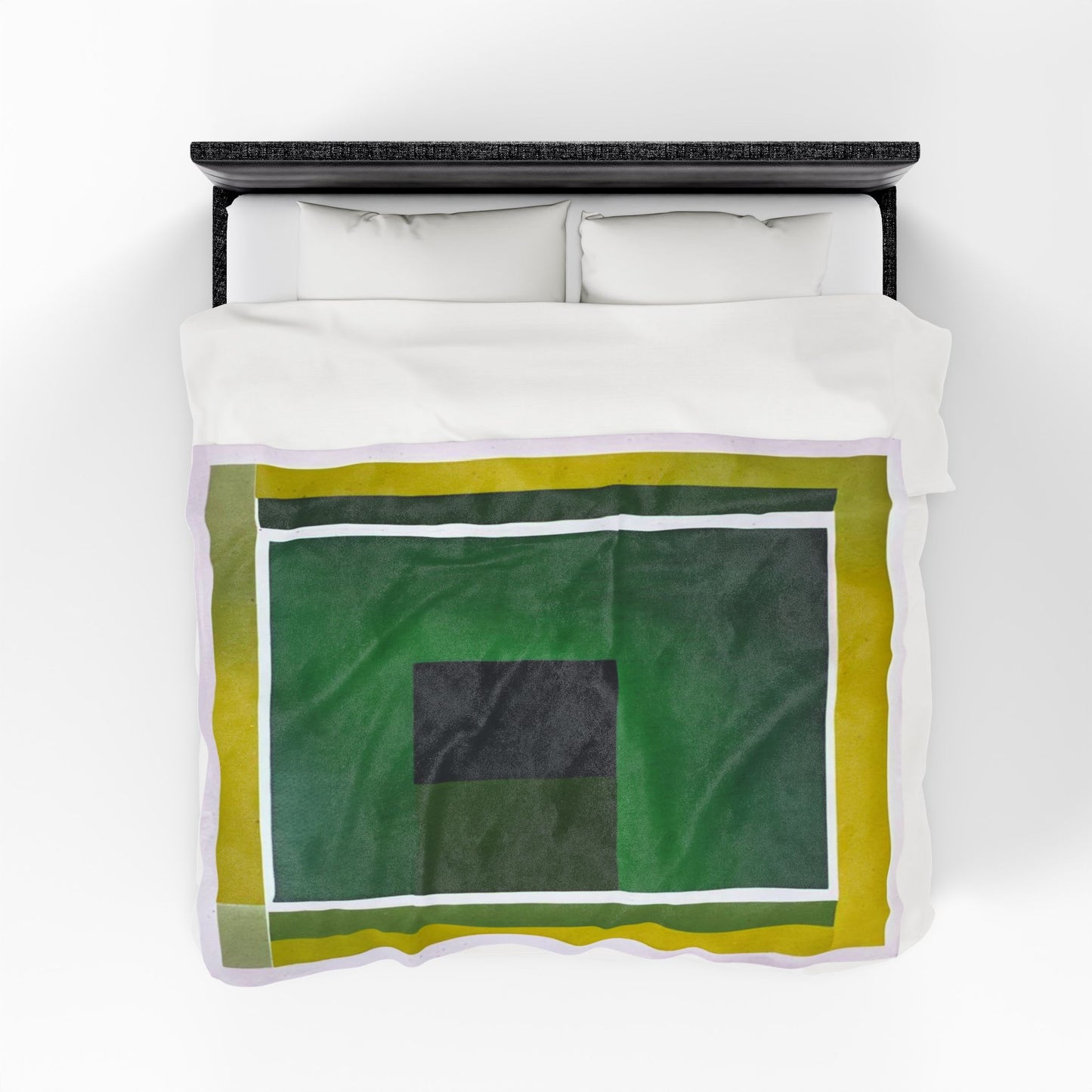 Alpha Shadow Velveteen Plush Blanket, 60" x 80"