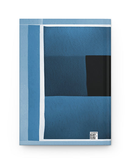 Blue Shadow 5.75" x 8" Hardcover Journal Matte with 150 lined pages