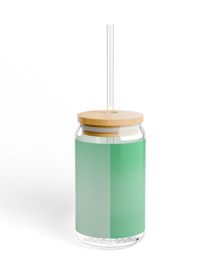 Mint Fade Sipper Glass, 16oz