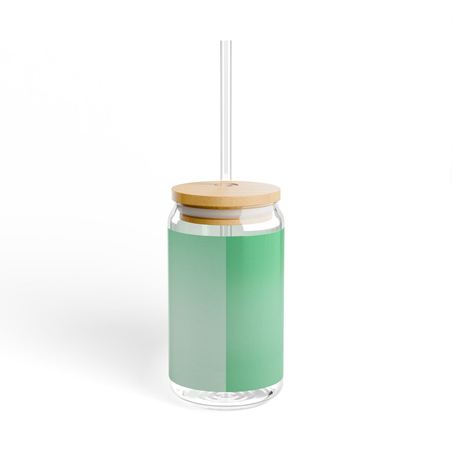 Mint Fade Sipper Glass, 16oz