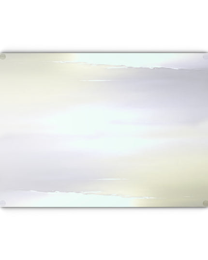 Lavender Sea Golden Fog Glass Cutting Board, 11" x 15"
