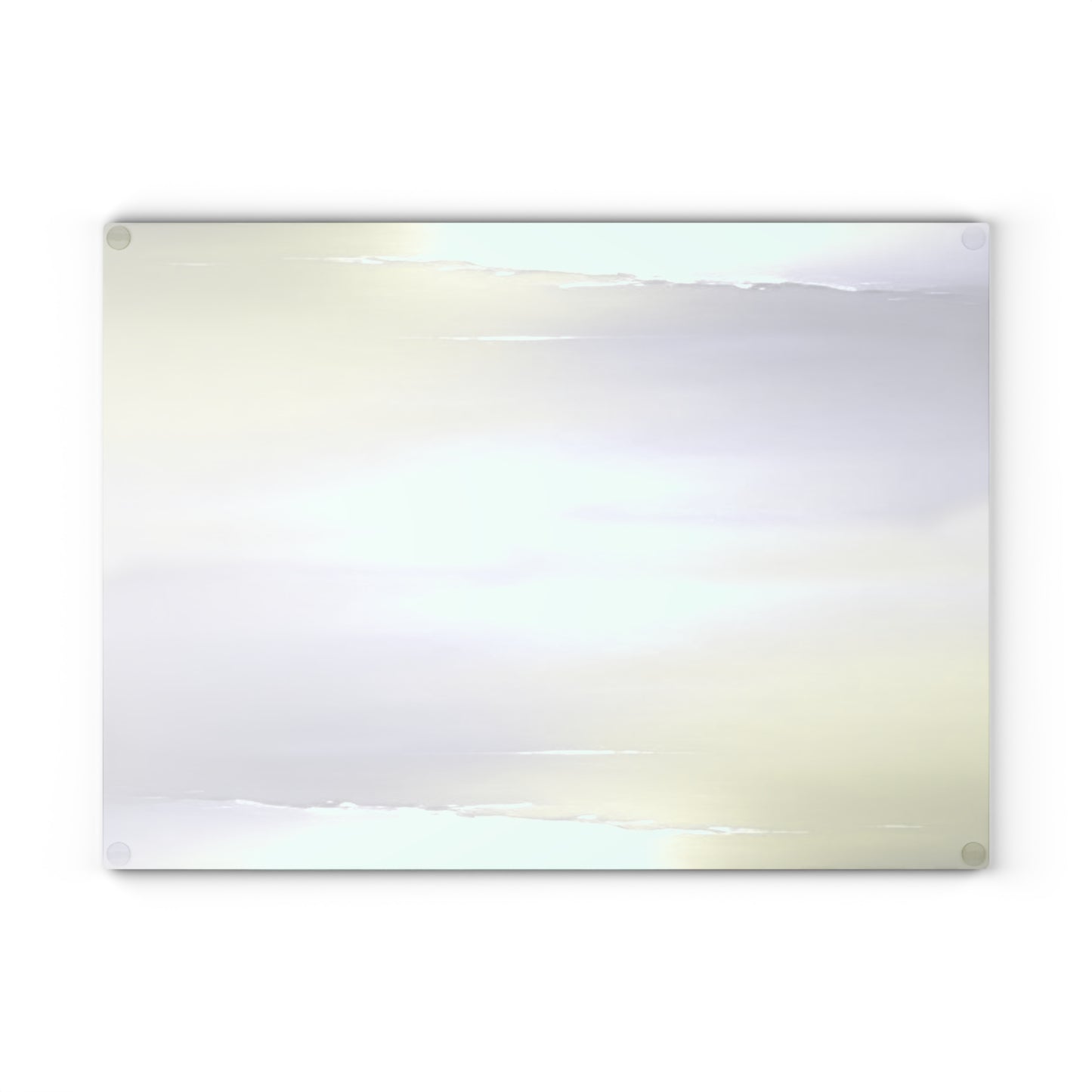 Lavender Sea Golden Fog Glass Cutting Board, 11" x 15"