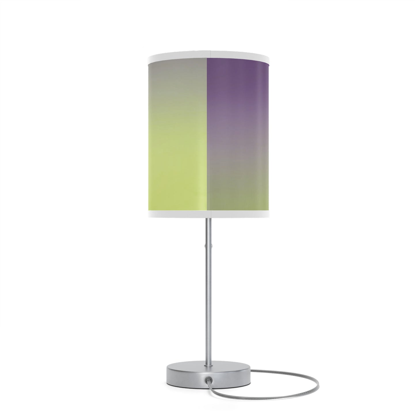 Purple Golden Fade Table Lamp on a White or Silver Stand, US|CA plug