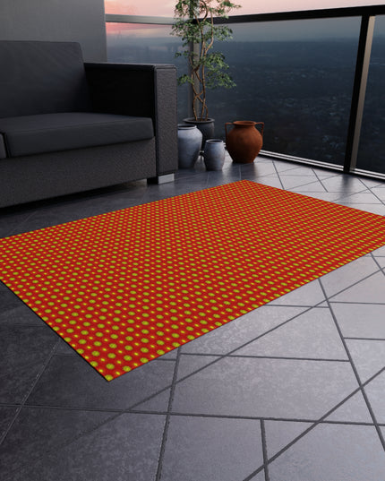 Late Evening Star-crossed Bodies Outdoor Rug, 48" x 72"