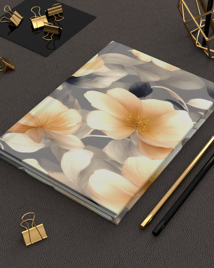 Soft Blossom Floral Bunch Hardcover Journal Matte with 150 lined pages, 5.75" x 8"