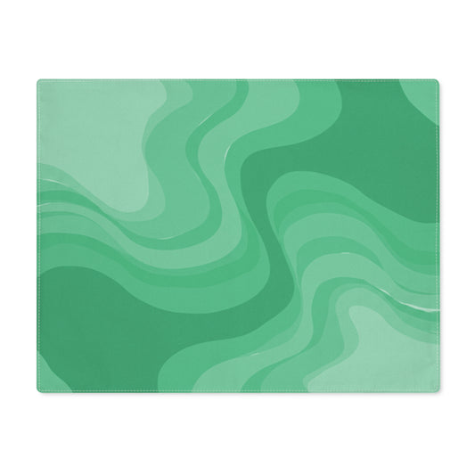 Mint Green Wavey Placemat, 1 pc