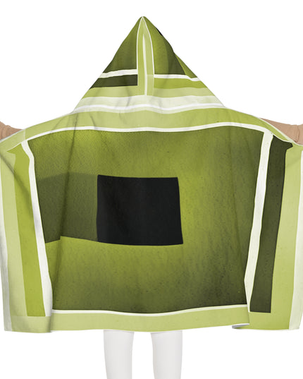 Lemongrass Shadow Youth Hooded Towel, 24" x 48"