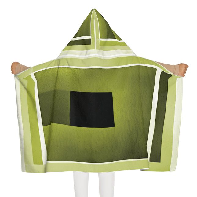 Lemongrass Shadow Youth Hooded Towel, 24" x 48"
