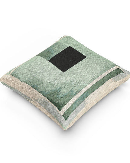 Mint Shadow Woven Pillow, 17" x 18"