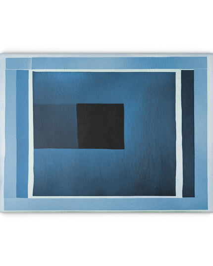 Blue Shadow Glass Cutting Board, 11" x 15"