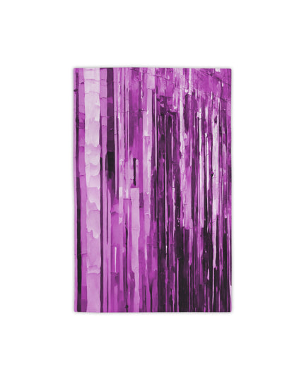 Striped Powder Lavender Beach Towel, 18" x 27"