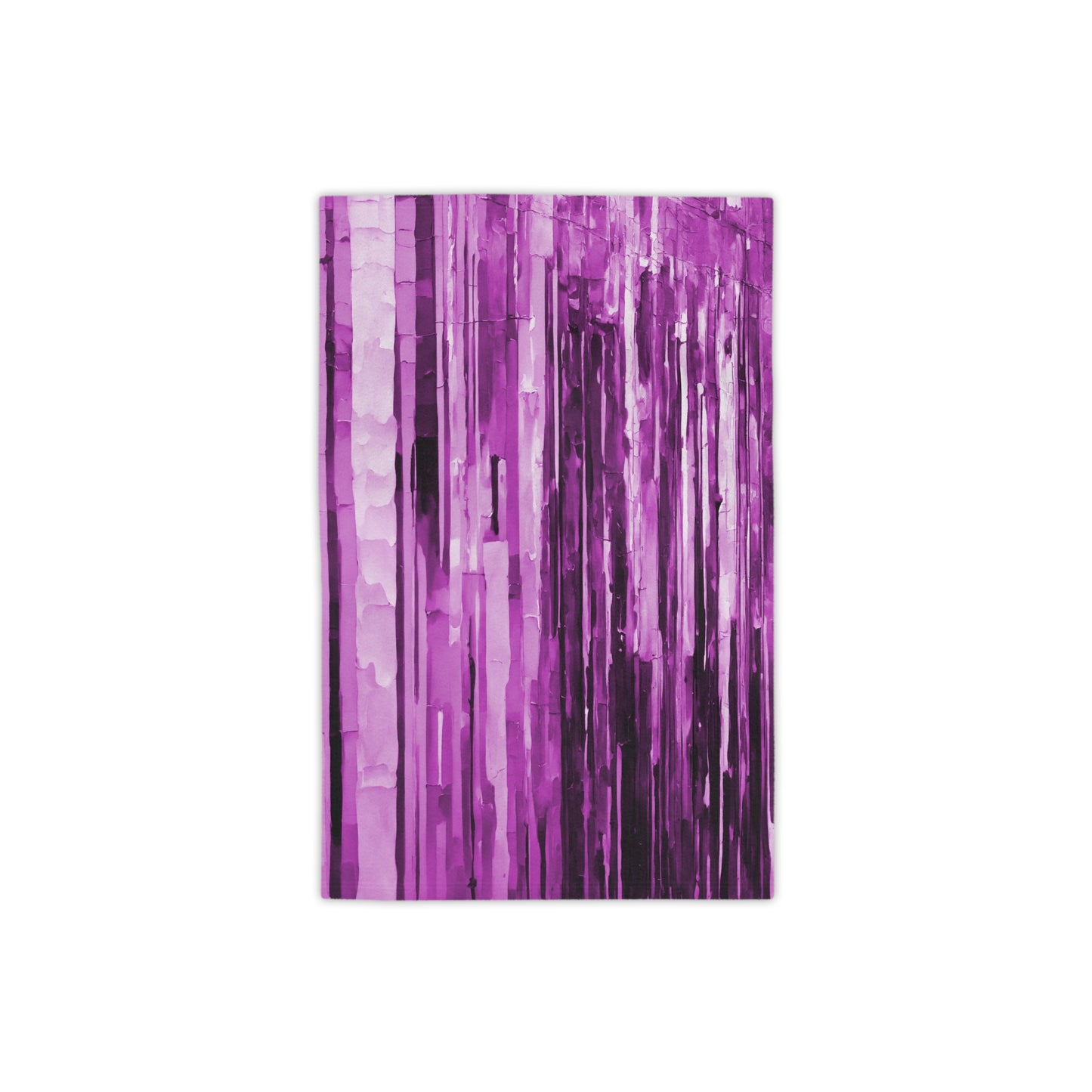 Striped Powder Lavender Beach Towel, 18" x 27"