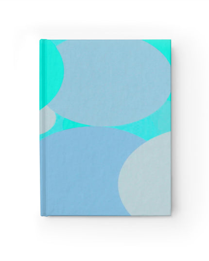 Pastel Tan and Tif Patches 5" x 7" Journal - 128 Blank pages
