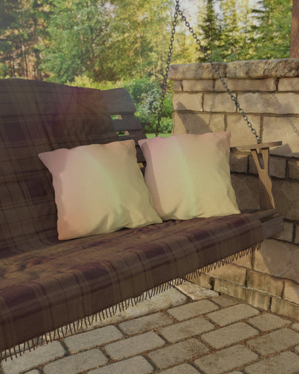 Hot Peach Fade 16" x 16" Outdoor Pillow