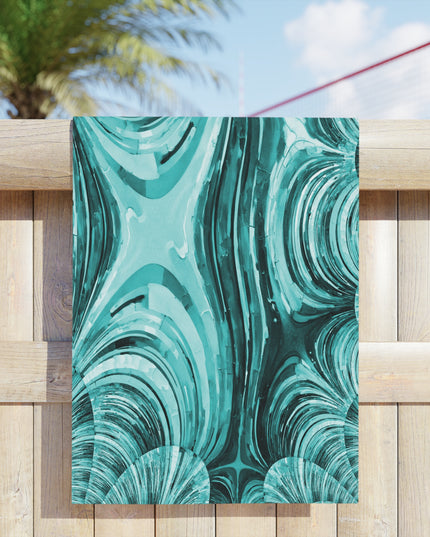 Uzi Spiral Tif Beach Towel, 24" x 44"