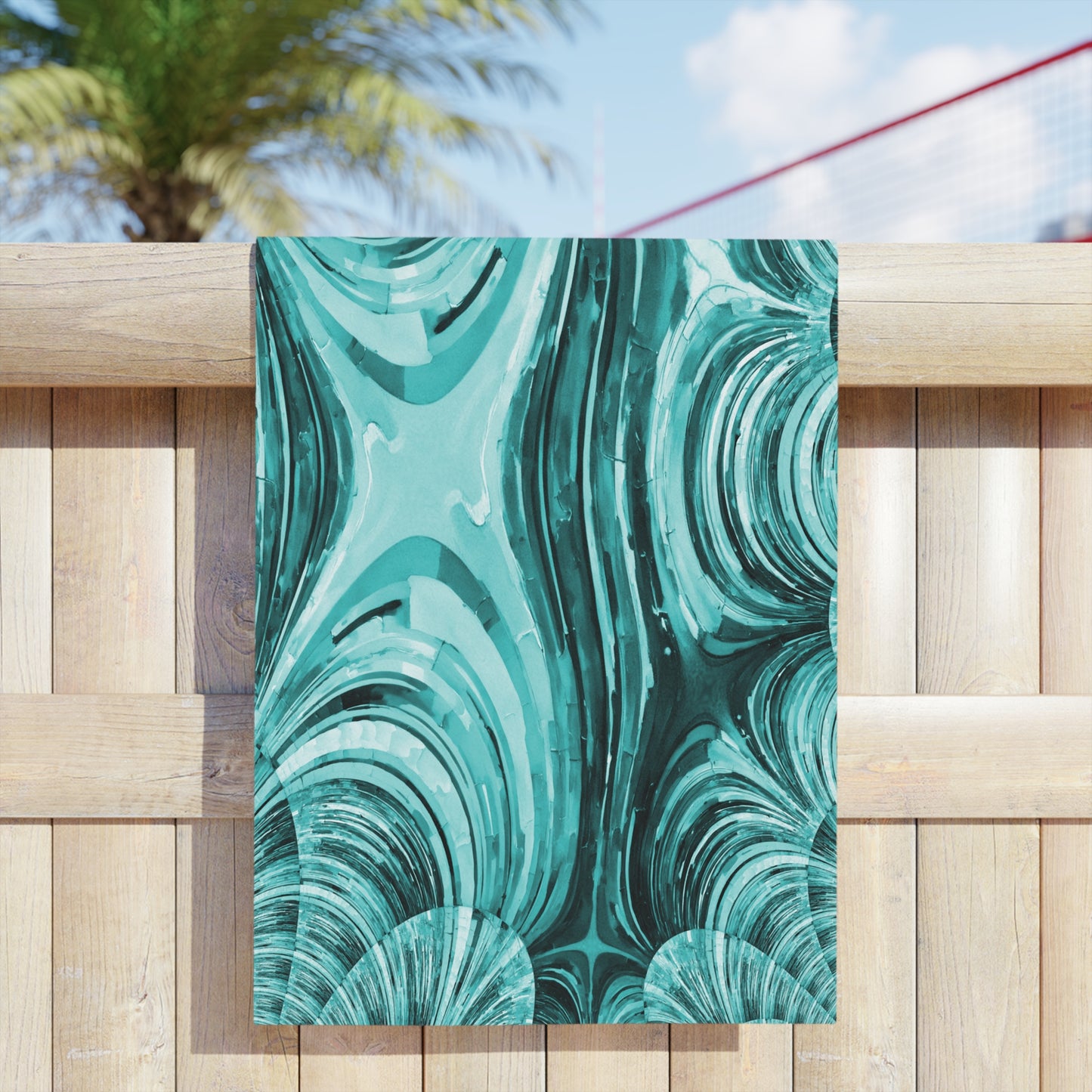 Uzi Spiral Tif Beach Towel, 24" x 44"