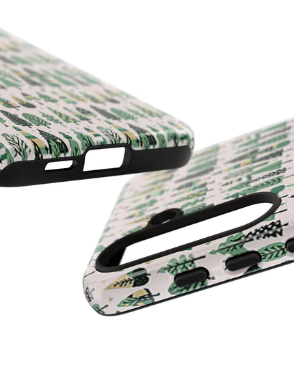 Mini Vintage Green Trees Samsung Galaxy S24 Plus Tough Cases