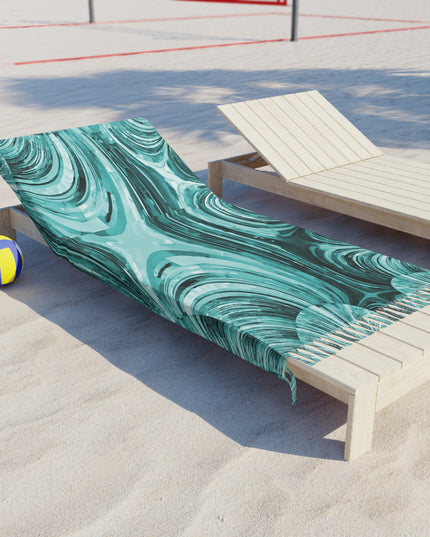 Uzi Spiral Tif 38" × 81" Boho Beach Cloth