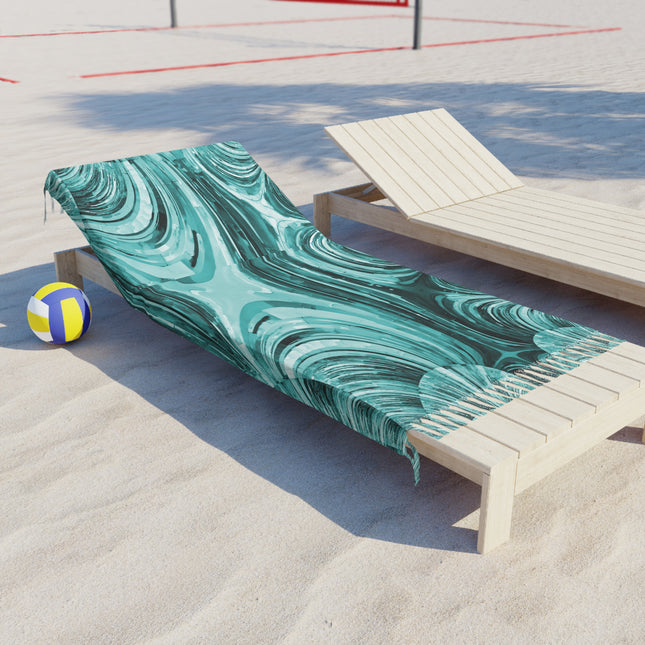 Uzi Spiral Tif 38" × 81" Boho Beach Cloth