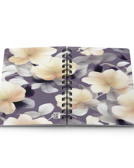 White Blush Floral Bunch Bound Journal, 5" x 7" 150 pages