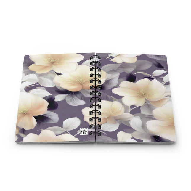 White Blush Floral Bunch Bound Journal, 5" x 7" 150 pages
