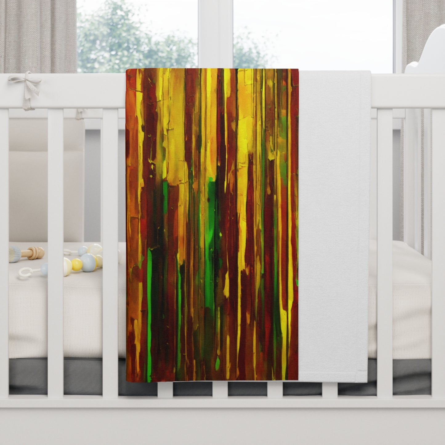 Striped Beta Fleece Baby Blanket, 30" x 40"