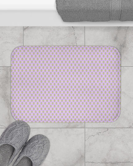 Magenta Star-crossed Bodies 24" x 17" Bath Mat