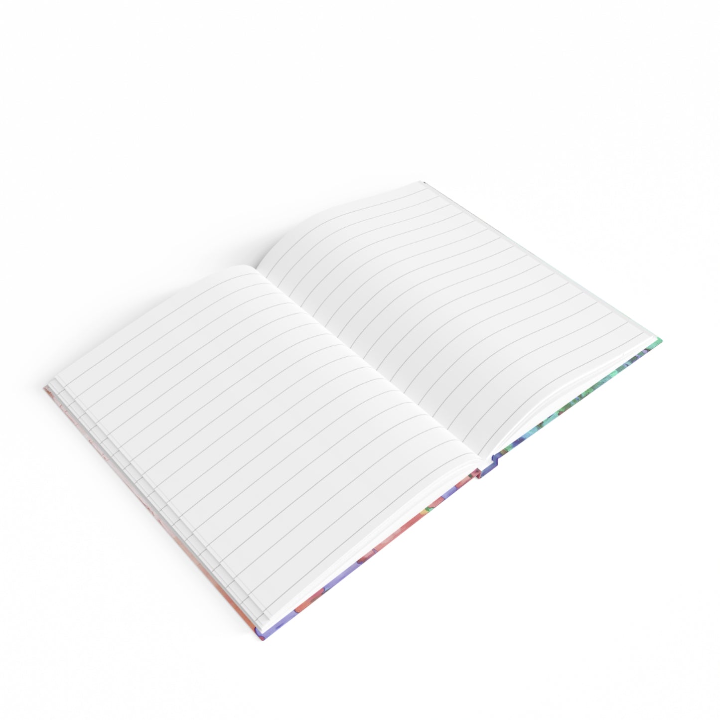 Striped Pastels 5" x 7" Journal - 128 Ruled Line pages