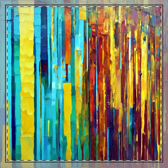 Striped Alpha 10" x 10" Cotton Twill Napkin