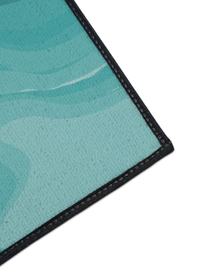 Tif Green Wavey 24" x 36" Heavy Duty Floor Mat