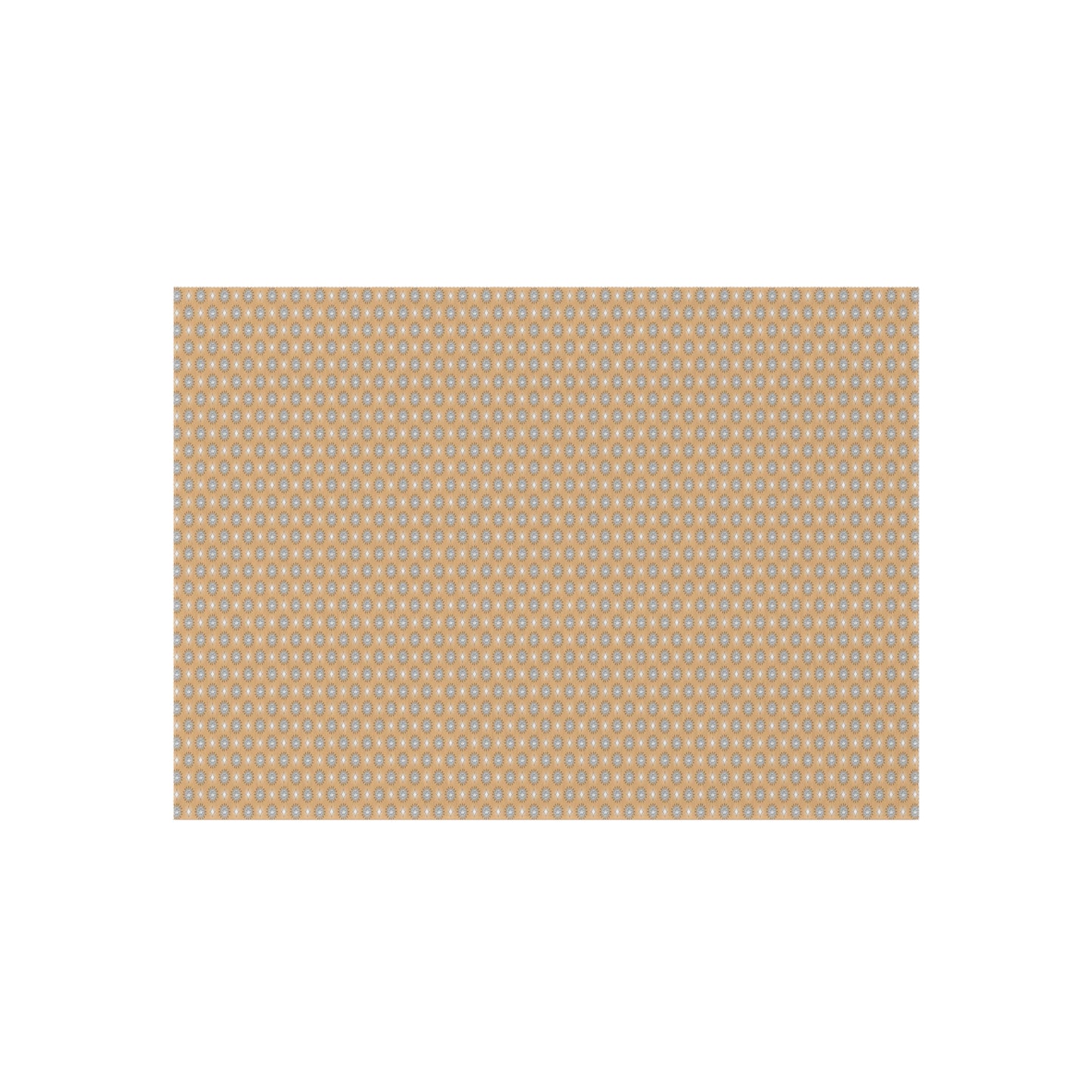 Tan Sunset Star-crossed Bodies Outdoor Rug, 60" x 84"