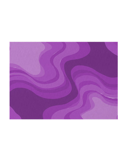 Wavey Purple Wavey 60" x 84" Outdoor Rug