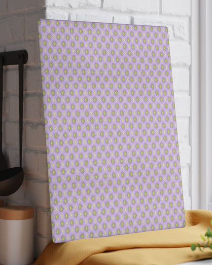 Magenta Star-crossed Bodies Glass Cutting Board, 11" x 15"