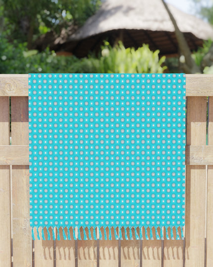 Tif Green Star-crossed Bodies Boho Beach Cloth, 38" × 81"