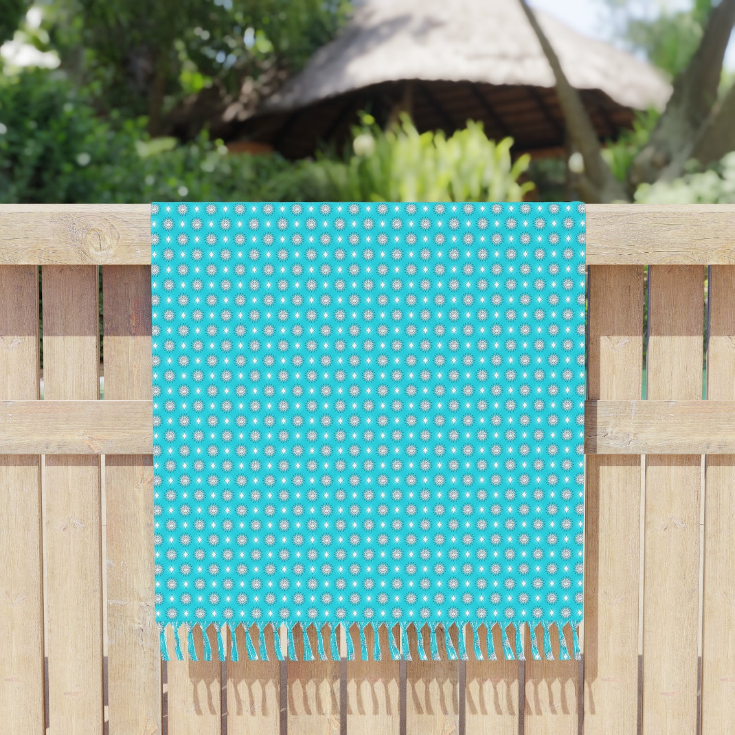 Tif Green Star-crossed Bodies Boho Beach Cloth, 38" × 81"