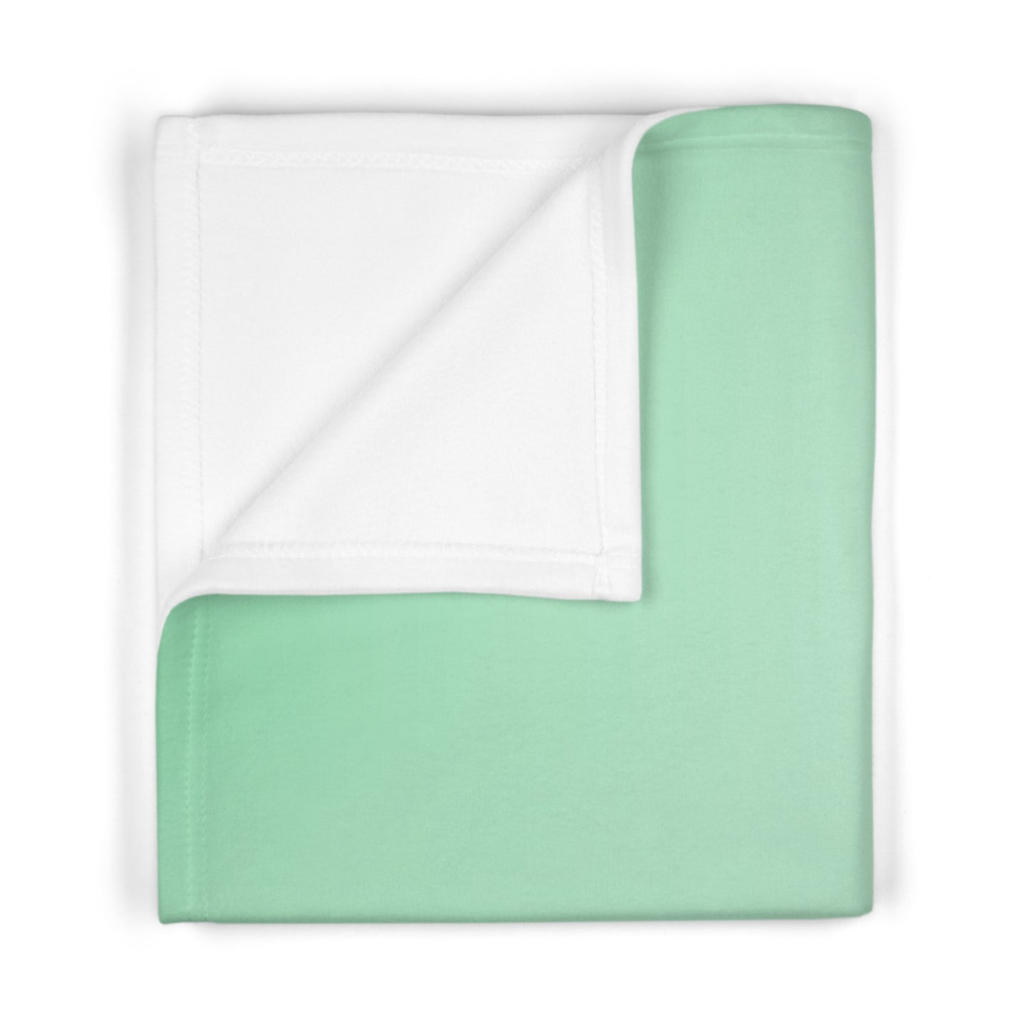 Mint Fade Soft Fleece Baby Blanket, 30" x 40"