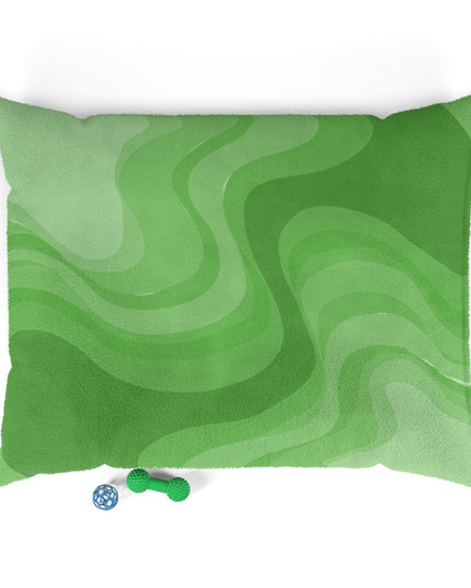 Greenie Meanie Wavey 50" × 40" Pet Bed