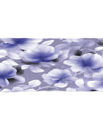 Indigo Blossom Floral Bunch 30" x 60" Beach Towel