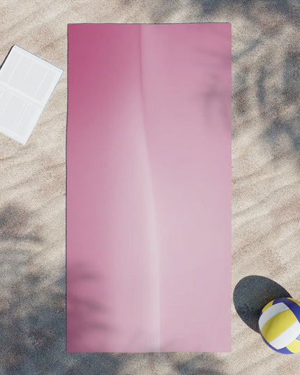Pink Blush Fade Beach Towel, 30" x 60"
