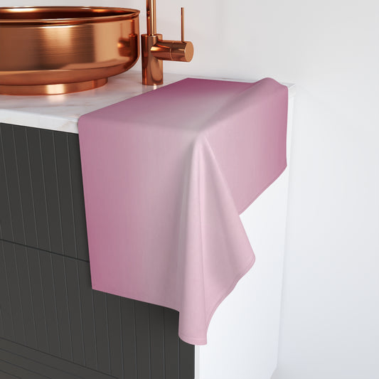 Pink Blush Fade Hand Towel, 16" x 28"