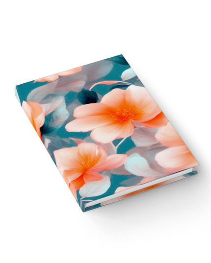 Orange Blossom Floral Bunch Journal - 128 Blank pages, 5" x 7"