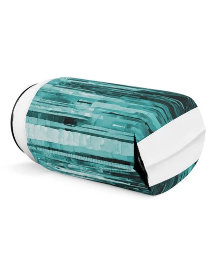 Striped Mint Pastel 12 oz Can Cooler Sleeve