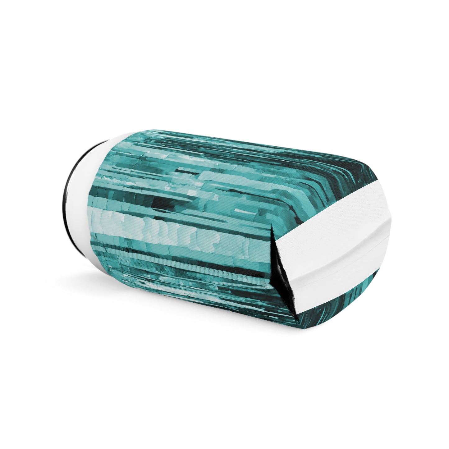Striped Mint Pastel 12 oz Can Cooler Sleeve