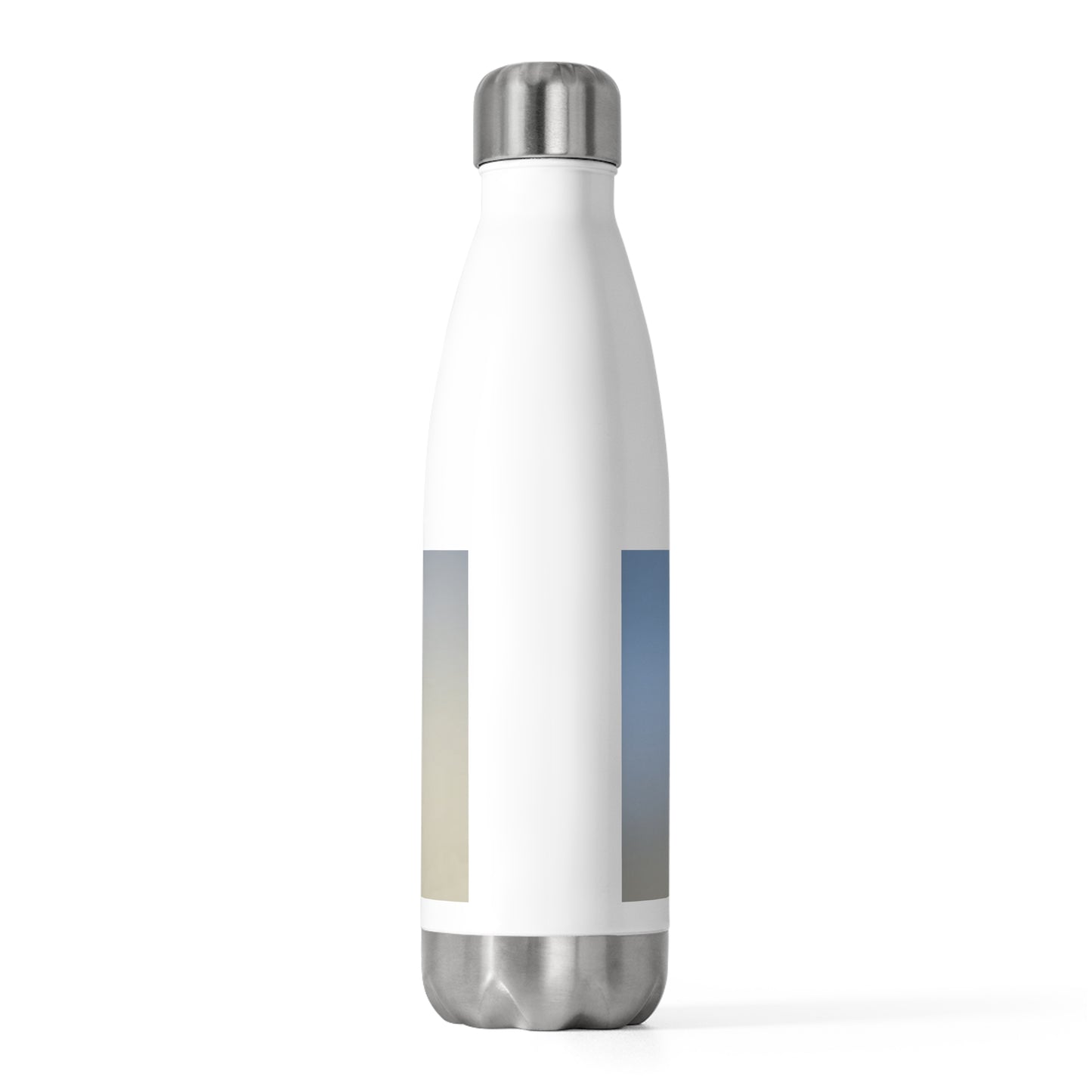 Cobalt Fade 20oz Insulated White Water Bottle