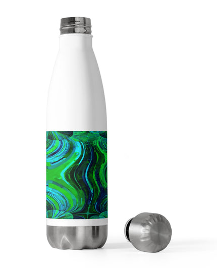 Uzi Spiral Blue Green 20oz Insulated Water Bottle